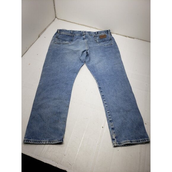 Wrangler George Strait Cowboy Collection Size 42x32 Light Wash Boot Cut - Picture 9 of 16